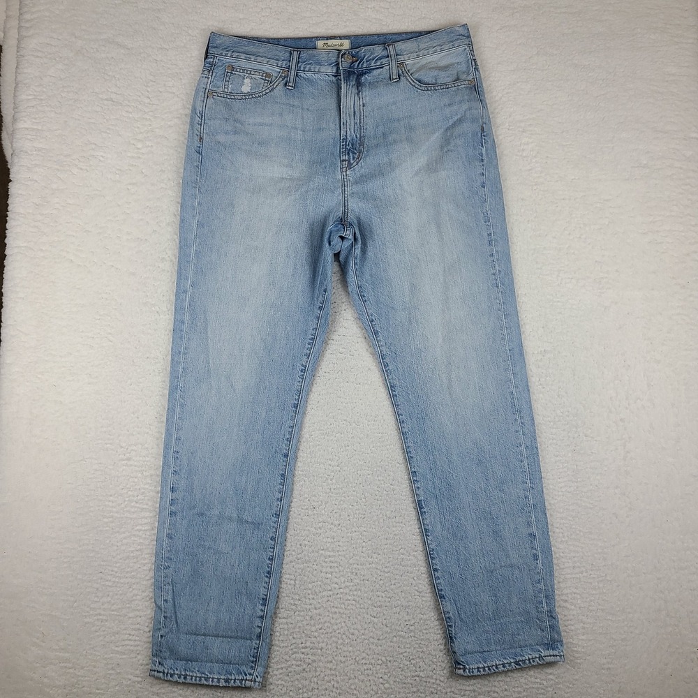 MADEWELL Jeans Womens 33 Tall 33T Blue The Perfect Vintage Light  Wash Denim NEW